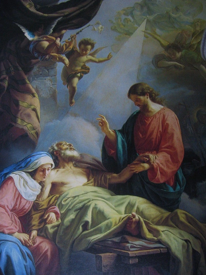 Transito di San Giuseppe - dettaglio